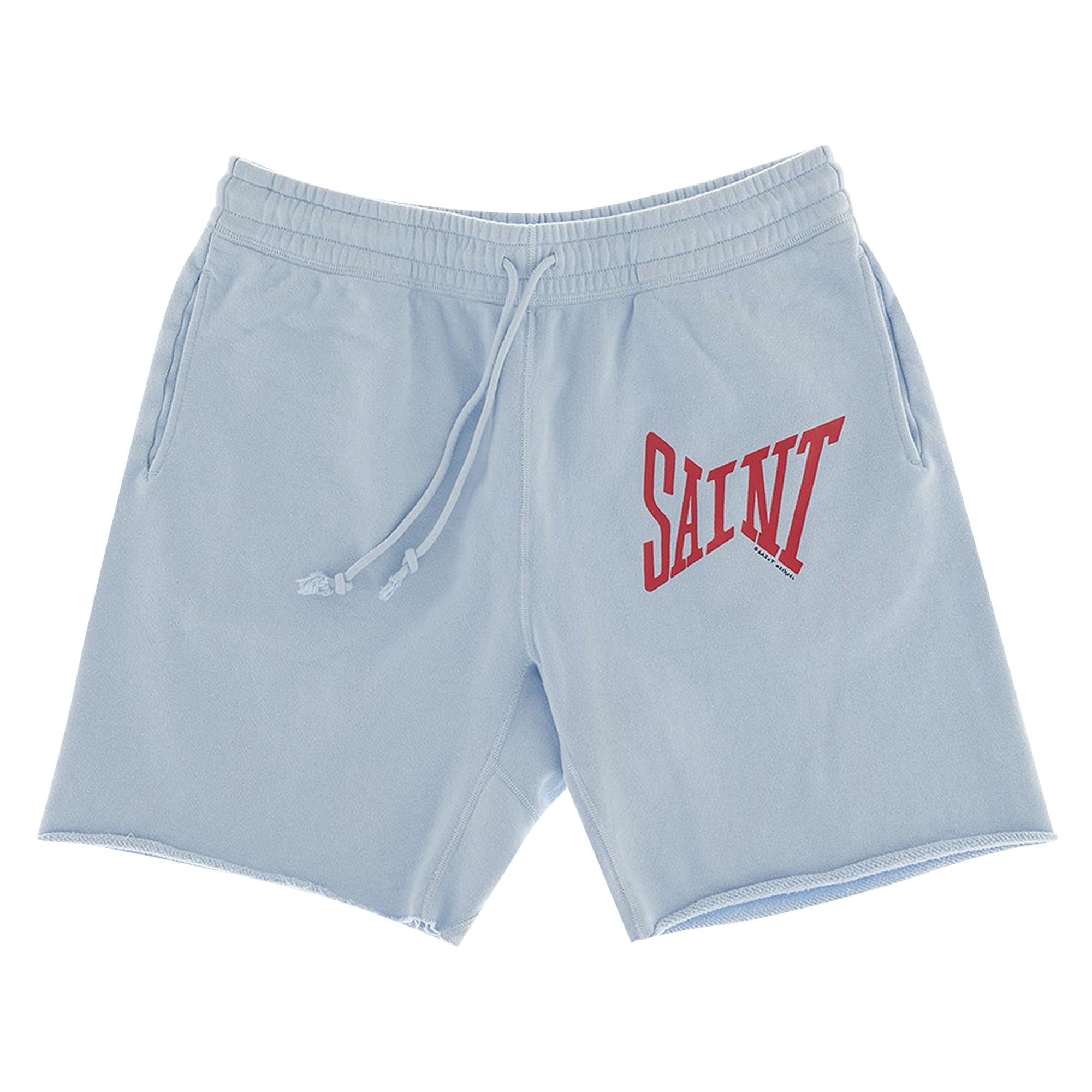 Buy Saint Michael Logo Short Sax Blue SM S22 0000 049 SAX GOAT CA