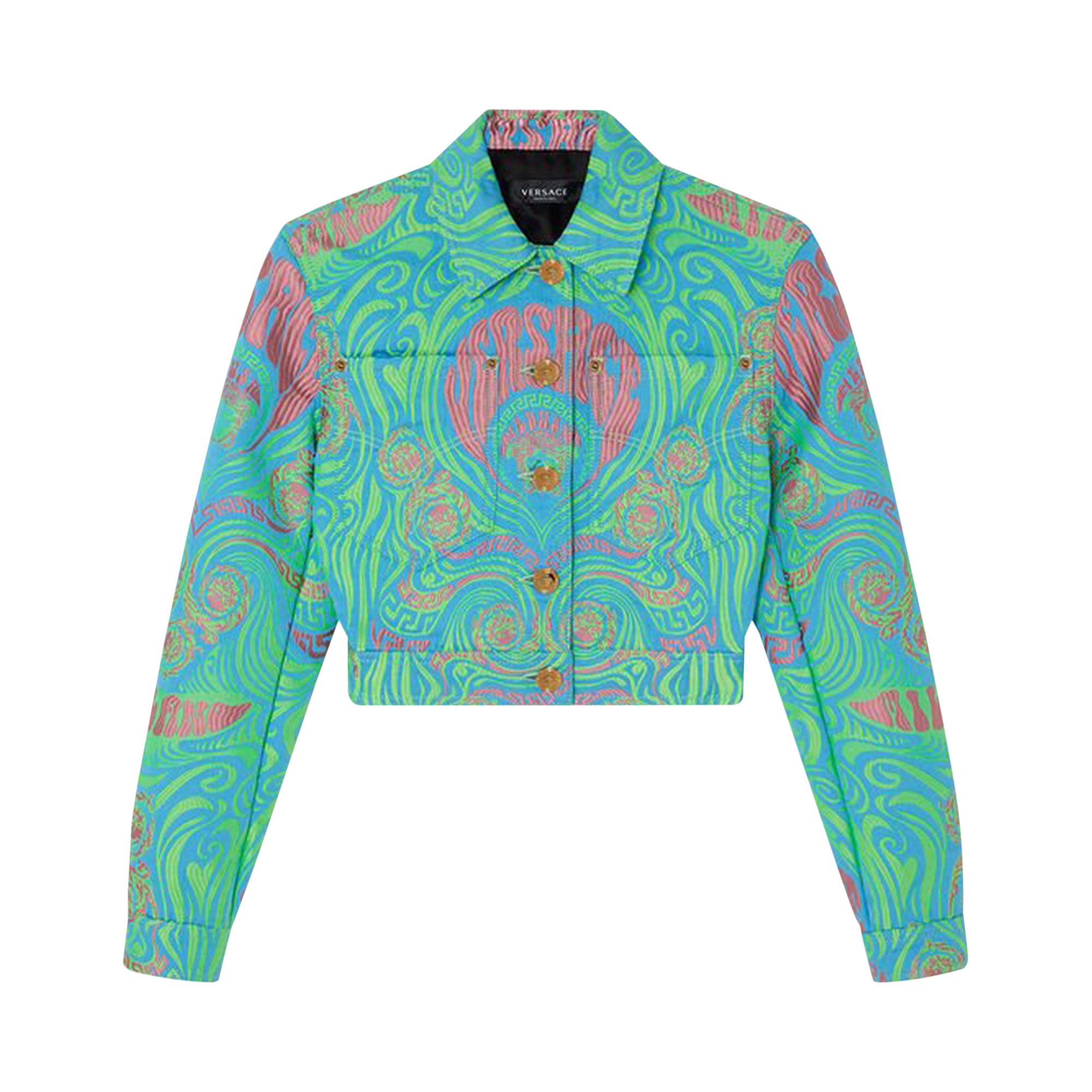 【関税＆送料込み】Versace Medusa-Embellished Wool Jacket C Gianni Versace Men Vtg charcoal gray Striped Wool Blazer