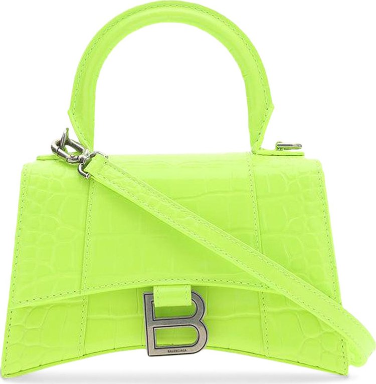 Balenciaga Hourglass XS Bag 'Fluo Yellow'