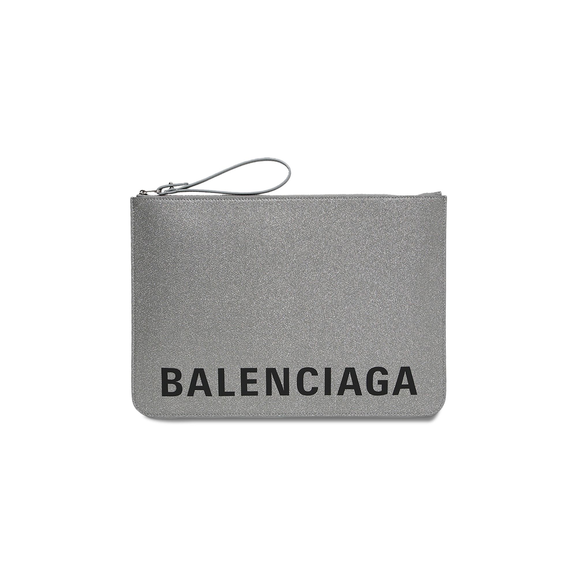 Balenciaga glitter sale pouch