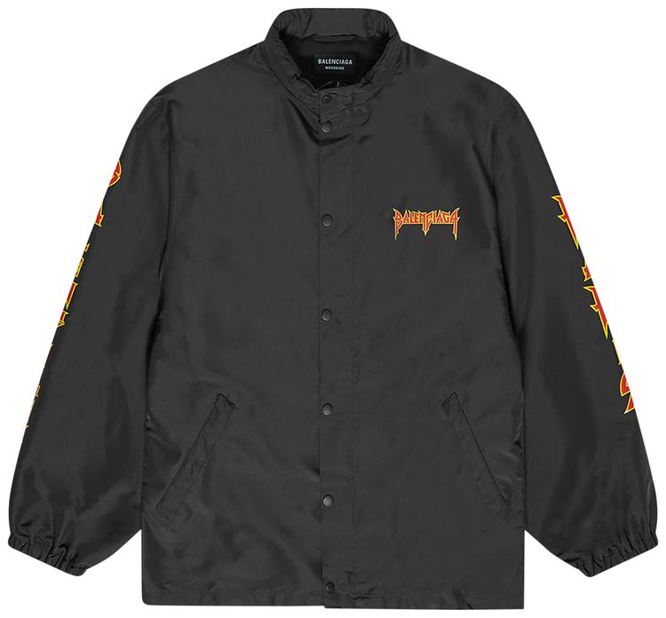 Balenciaga Short Windbreaker Black