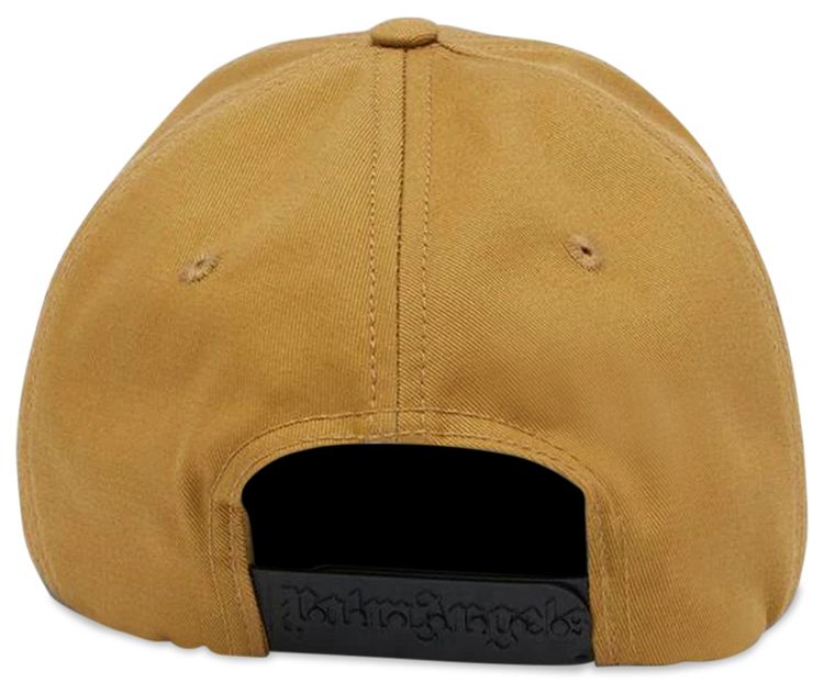 Palm Angels Curved Logo Cap MilitaryWhite