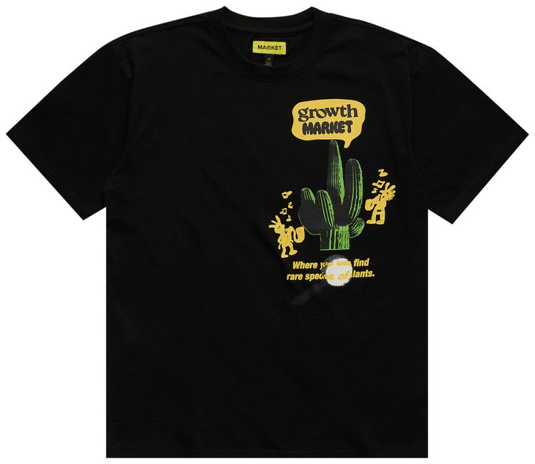Market Growth Market Tee Black