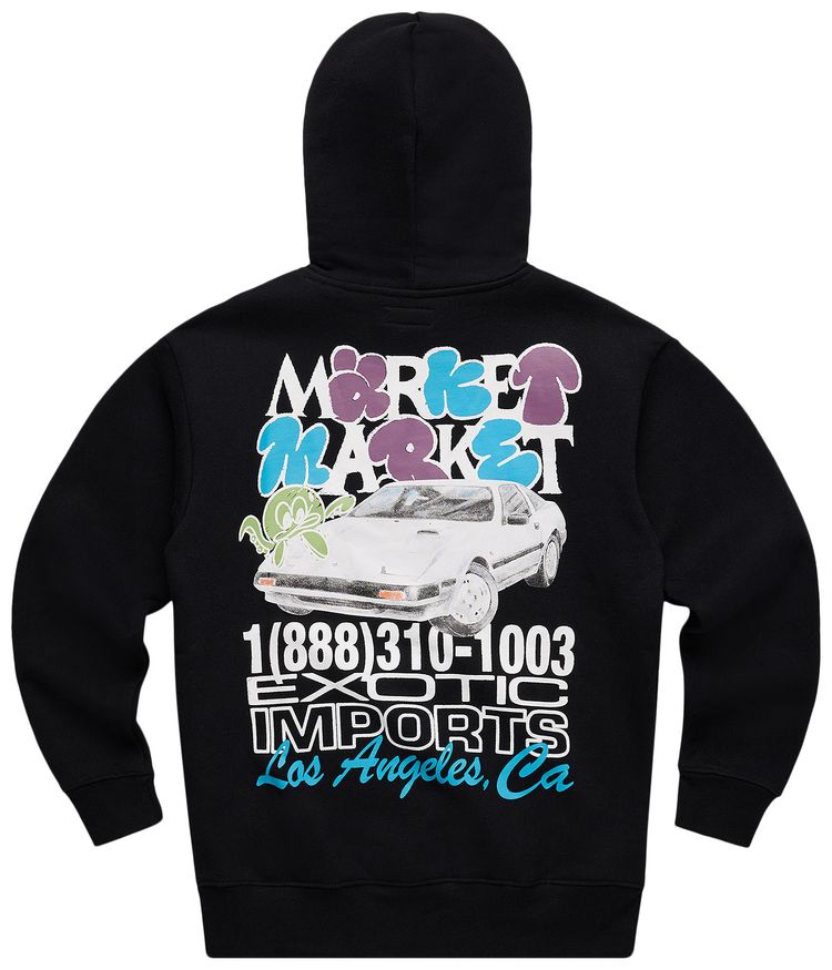 Market Market Exotic Automobile Hoodie Black