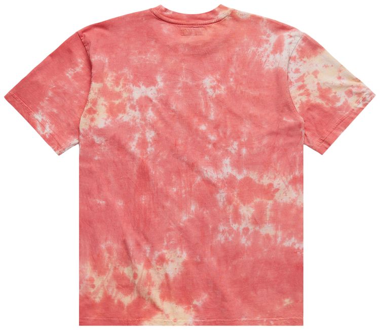 Market Smiley Look At The Bright Side Tee Pink Tie Dye