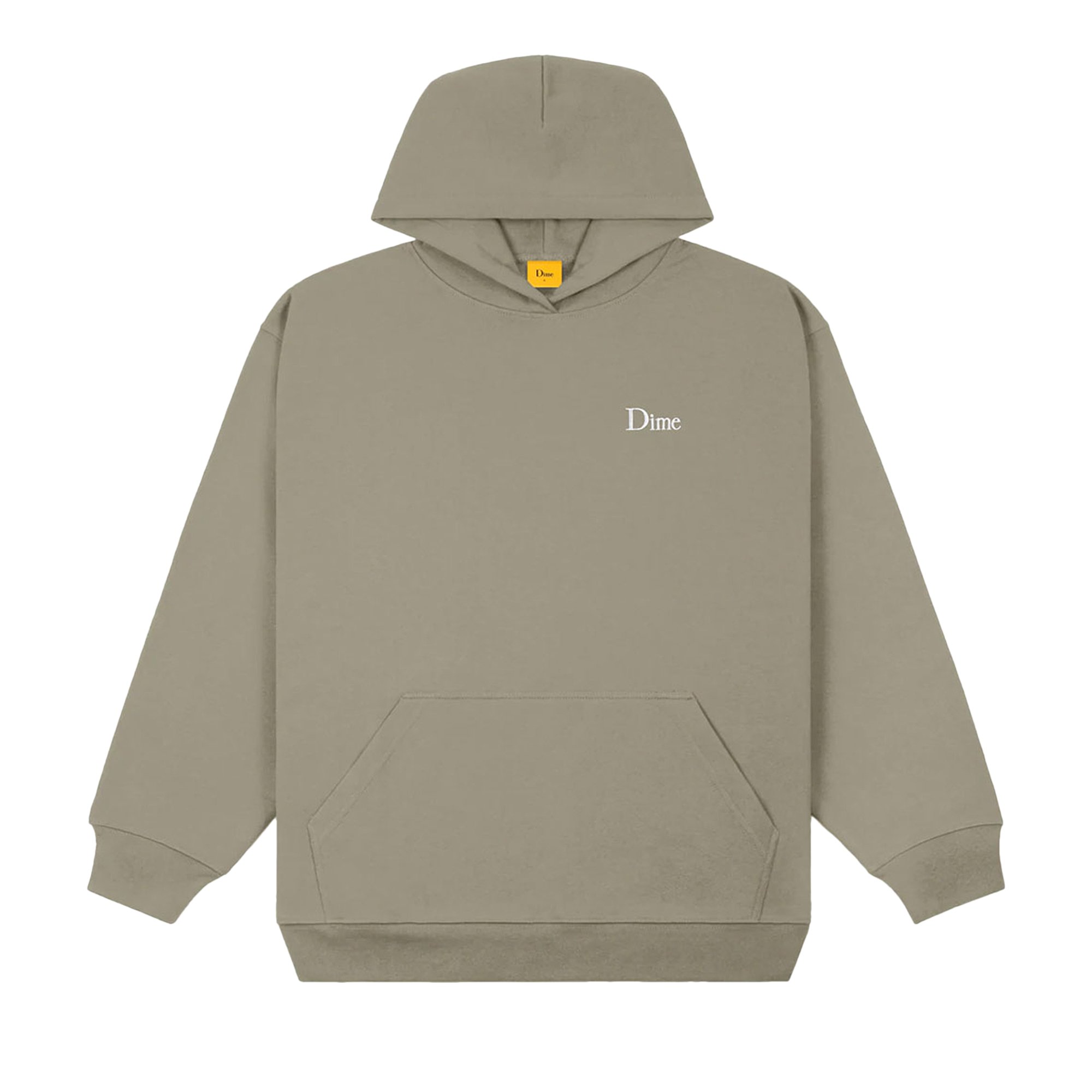 Buy Dime Classic Small Logo Hoodie 'Gravel' - DIMESP8GRV | GOAT