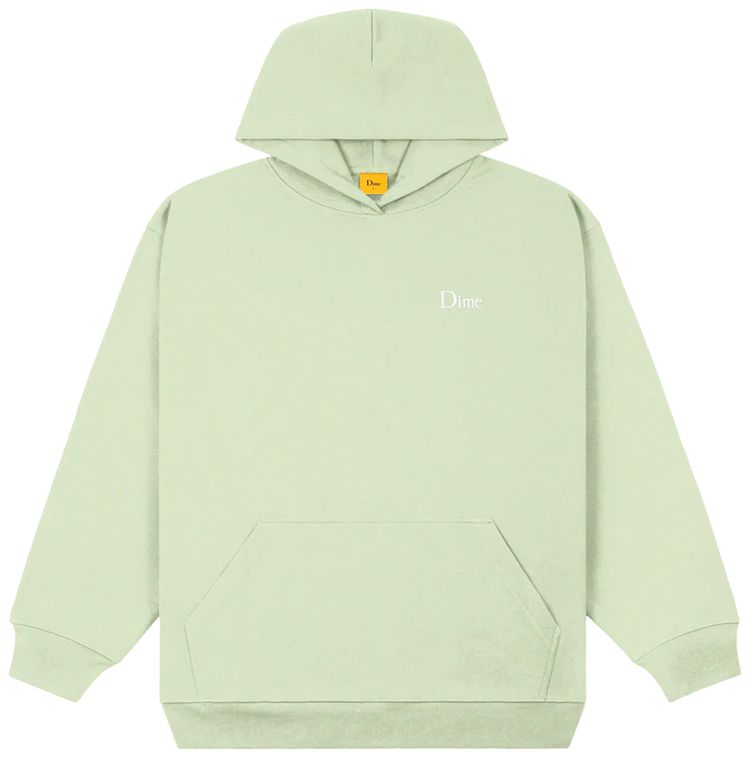 Dime Classic Small Logo Hoodie Light Mint