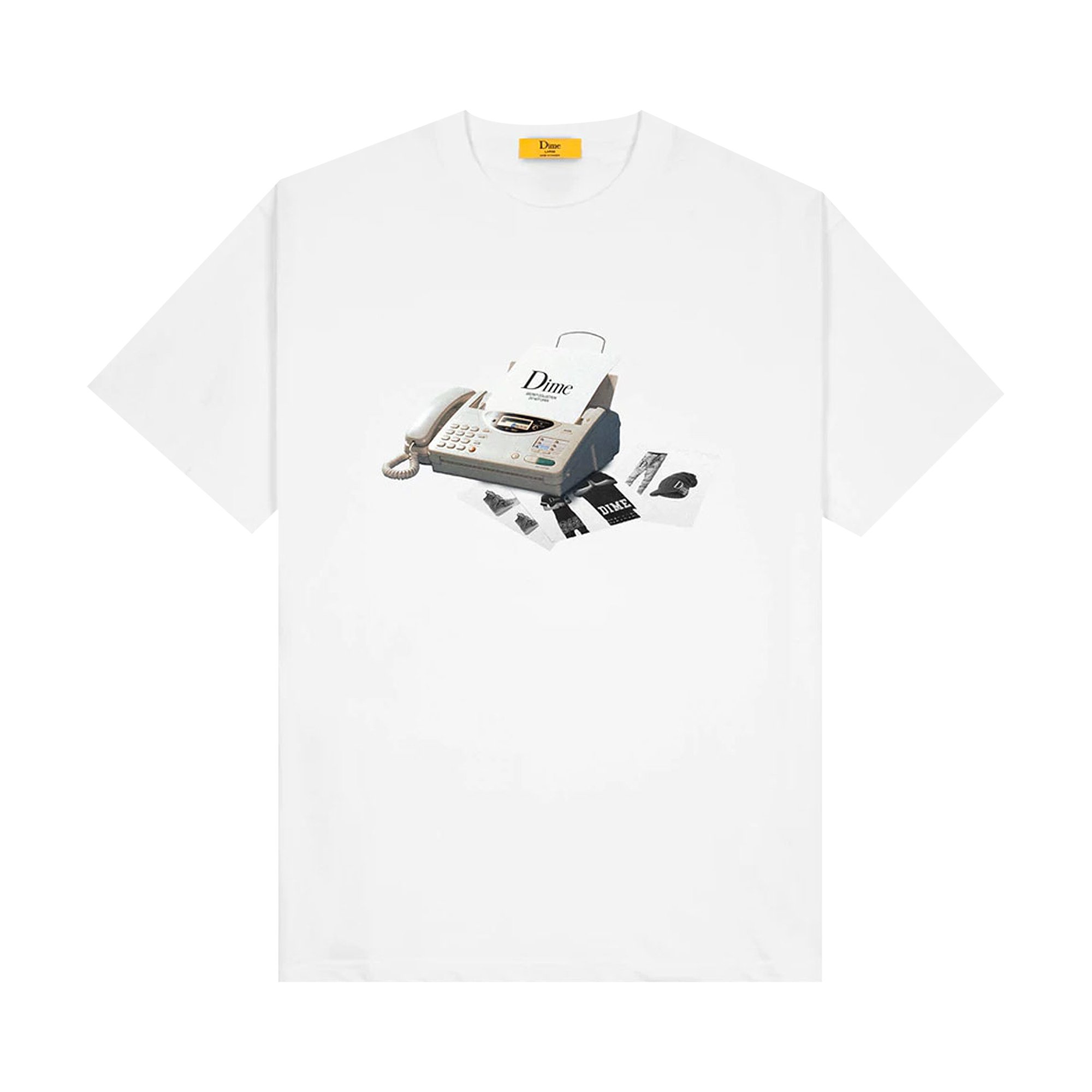Buy Dime Fax T-Shirt 'White' - DIMESP21WHT | GOAT