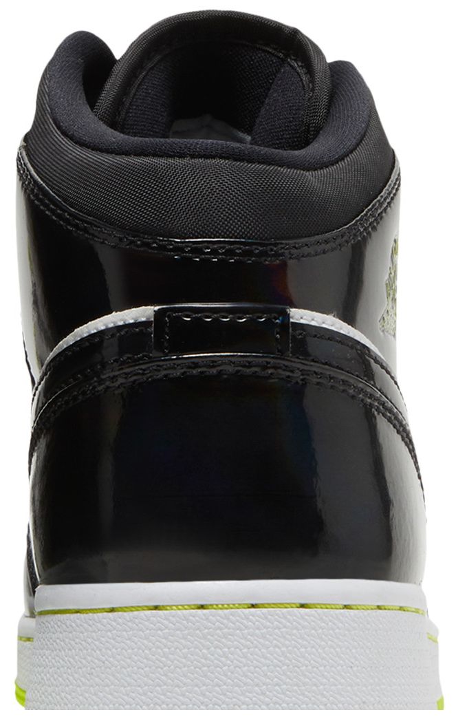 Air Jordan 1 Mid SE GS Black Cyber