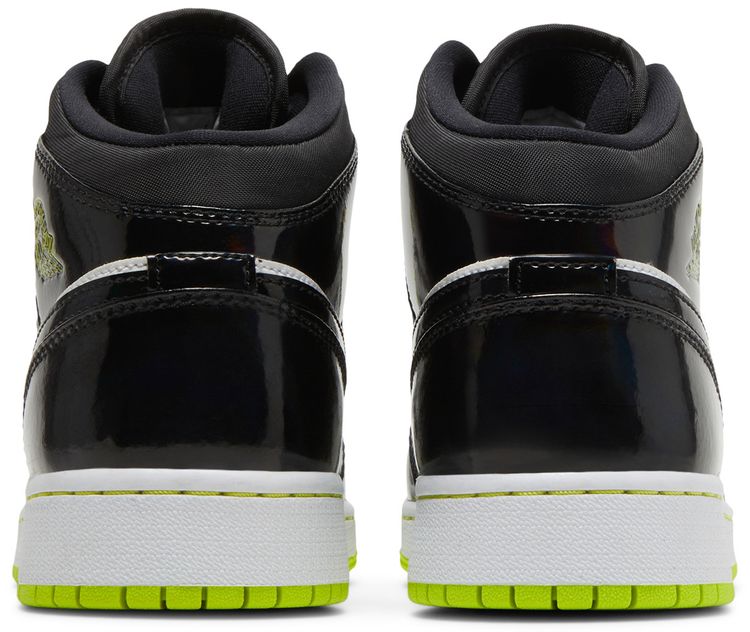 Air Jordan 1 Mid SE GS Black Cyber