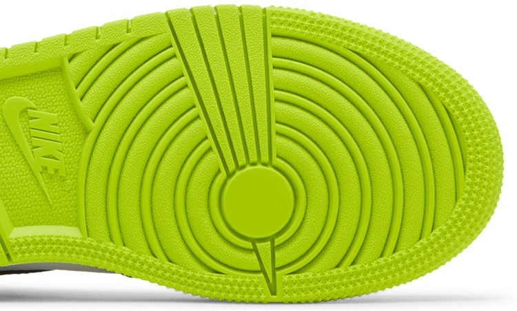 Air Jordan 1 Mid SE GS Black Cyber