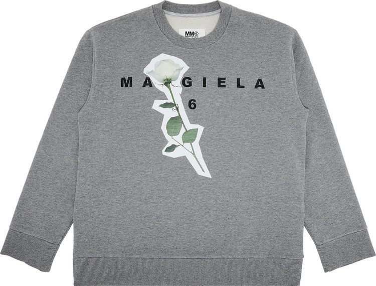 MM6 Maison Margiela Sweatshirt 'Grey Melange'