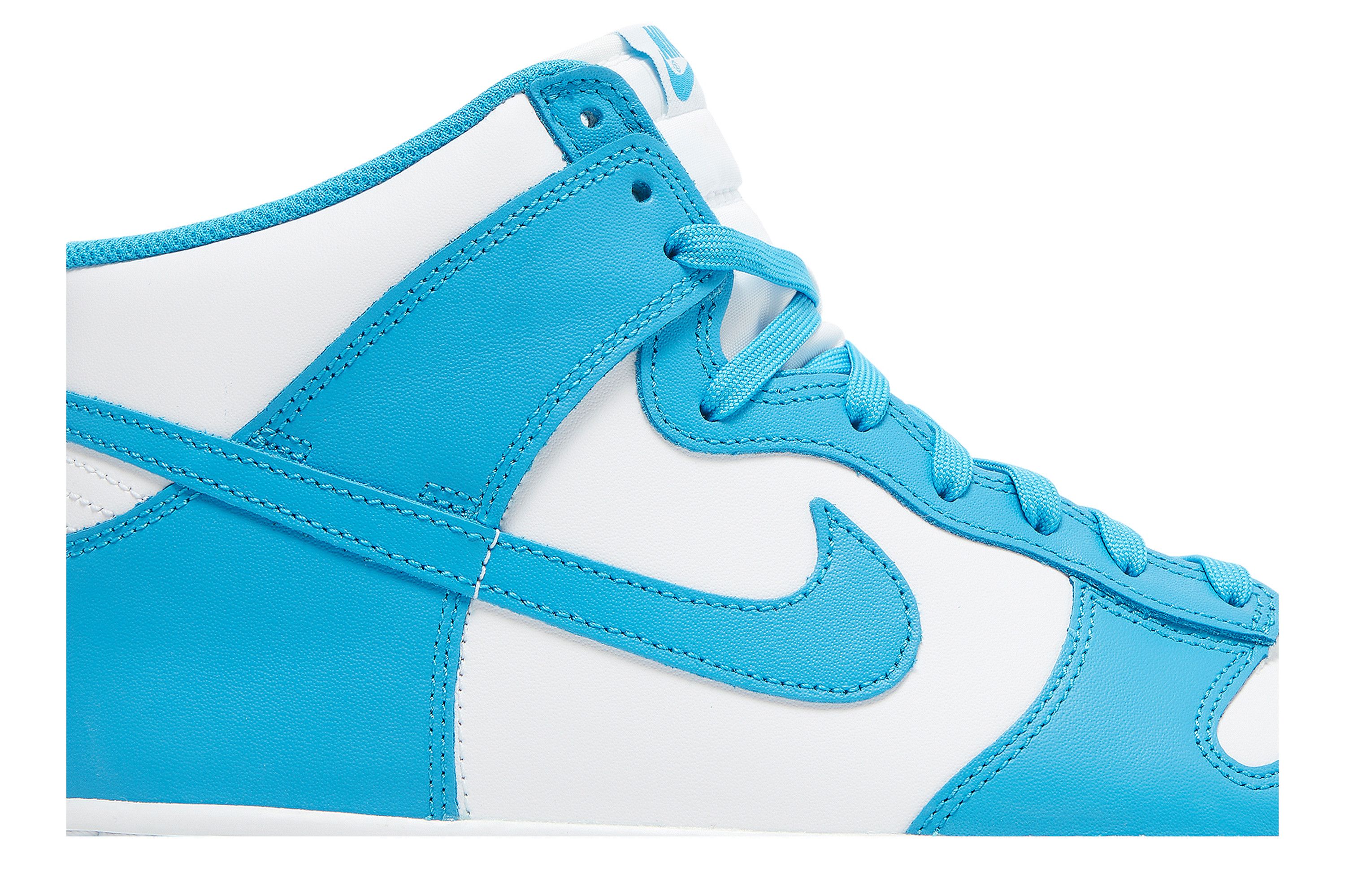 シューズ(男性用) NIKE DUNK HI RETRO LASER BLUE/WHITE Nike Dunk High Retro 'Laser Blue' – DTLR