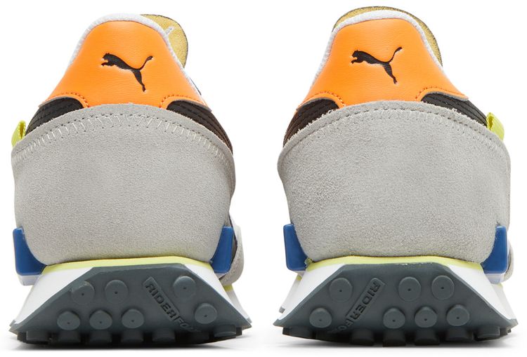 Puma Future Rider Play On White Vibrant Orange