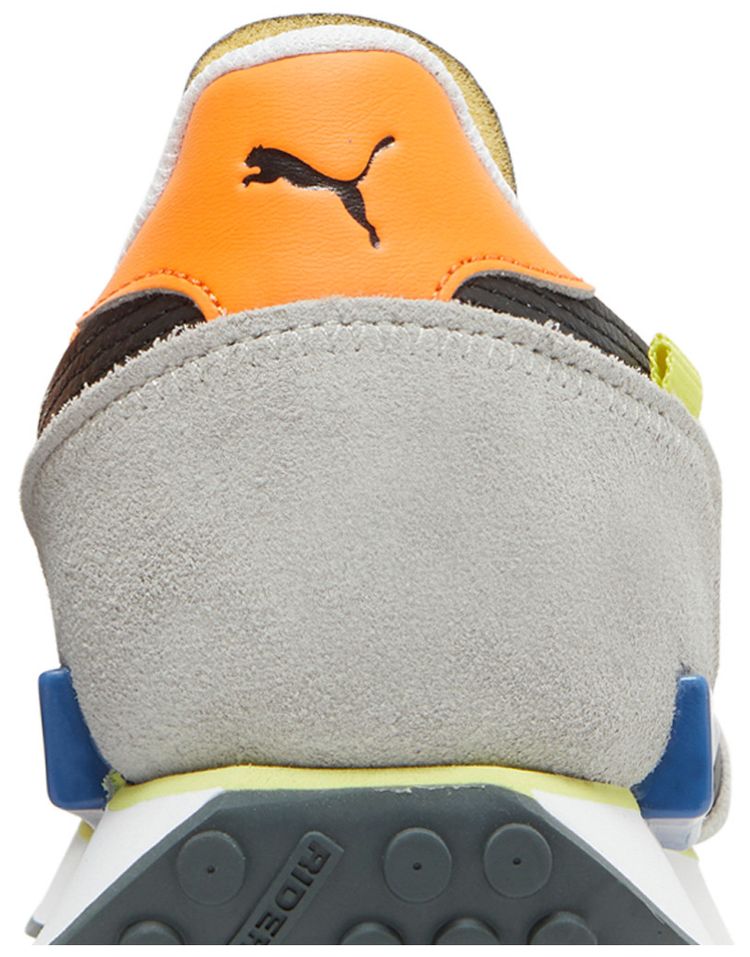 Puma Future Rider Play On White Vibrant Orange