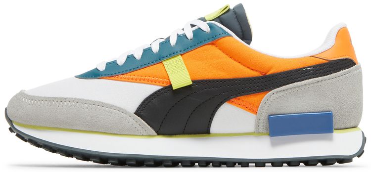 Puma Future Rider Play On White Vibrant Orange