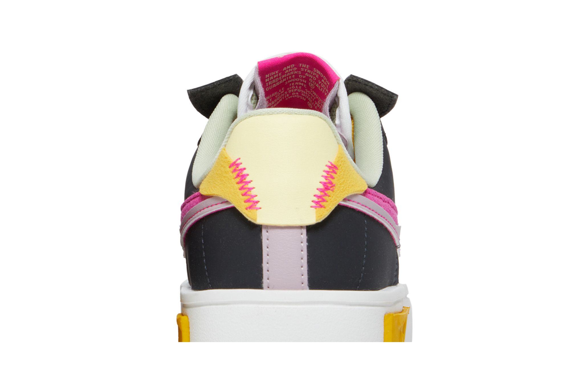 Nike air force pink stripe best sale