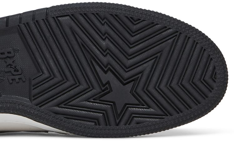 BAPE Sk8 Sta White Metallic Silver