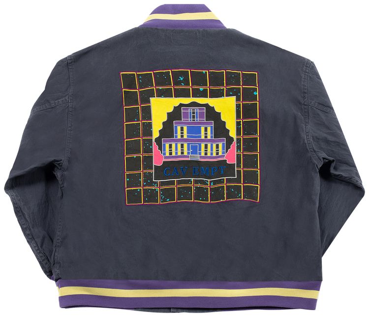 Cav Empt Grid Structure Jacket Navy