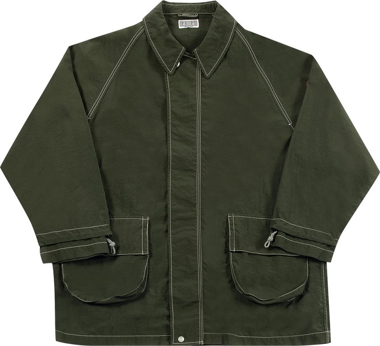 Buy Cav Empt Overdye Nylon Jacket 'Green' - CES21JK05 GREE | GOAT