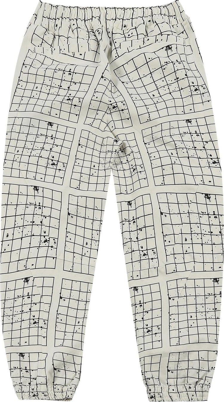 Cav Empt Paneled Grid Jog Pants White