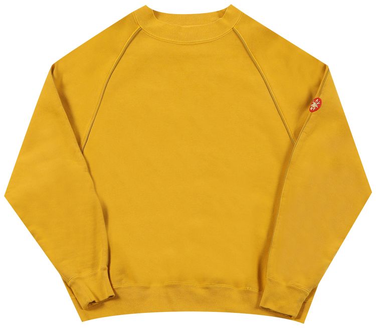 Cav Empt Overdye Raglan Piping Sweater Yellow