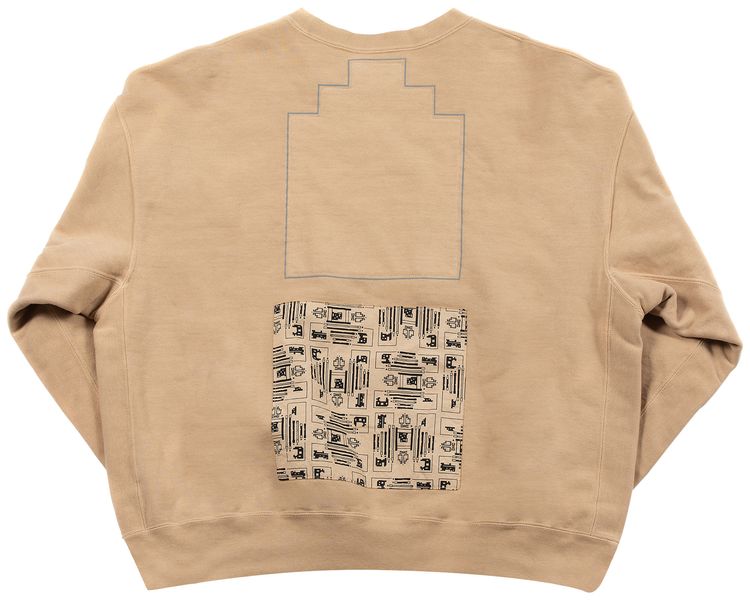 Cav Empt Overdye Impulse Crewneck Beige