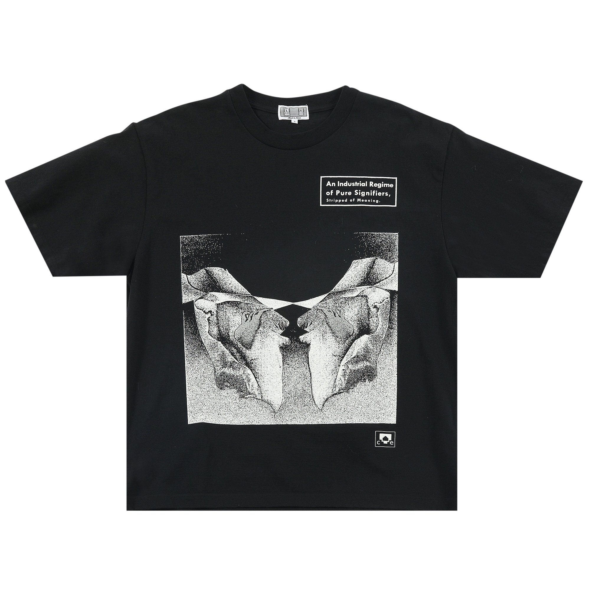 Buy Cav Empt Industrial Regime Tee 'Black' - CES21T06 BLAC | GOAT