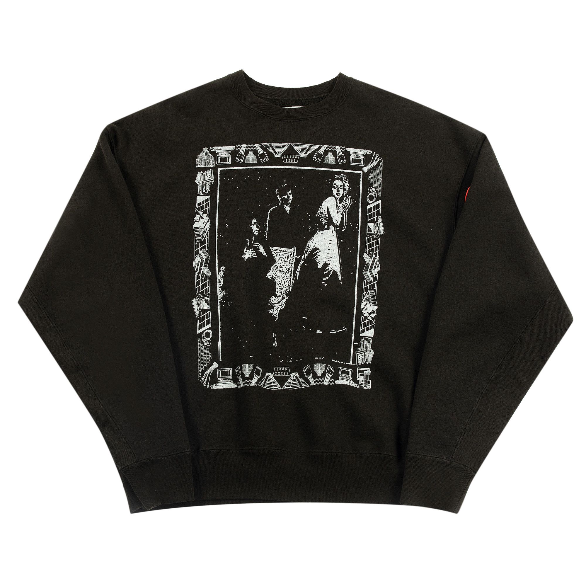 Buy Cav Empt Ziggurat Frame Crewneck Black CES21CS01 BLAC GOAT