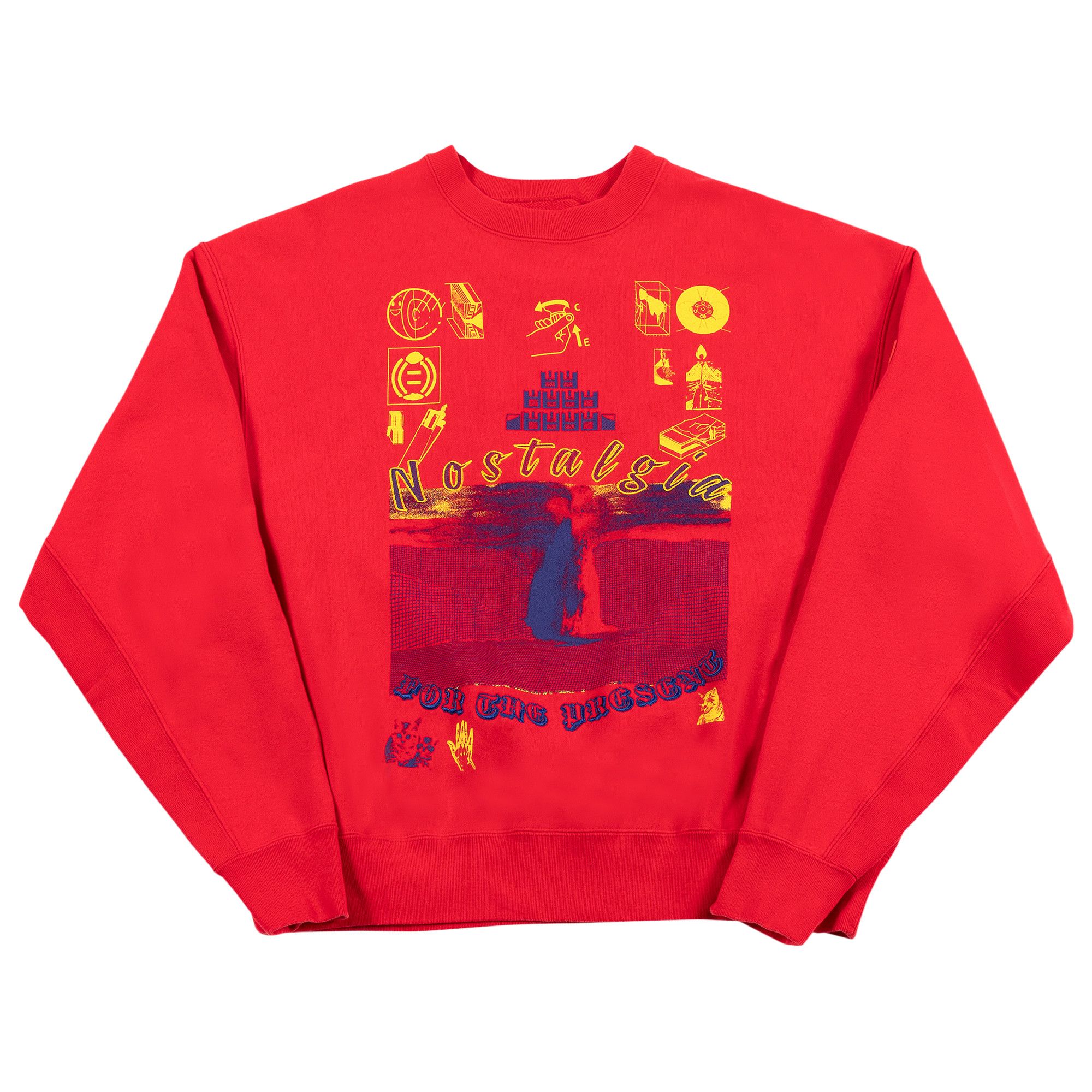 Buy Cav Empt Nostalgia Crewneck 'Red' - CES20CS03 RED | GOAT SA