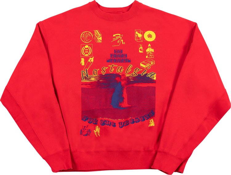 Cav Empt Nostalgia Crewneck Red