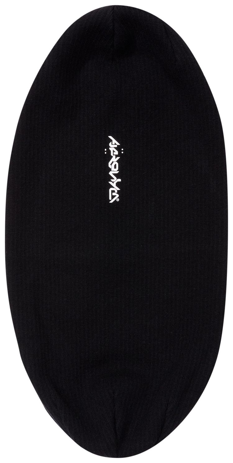 Acronym Reversible Worsted Cashmere Wool Hat Black
