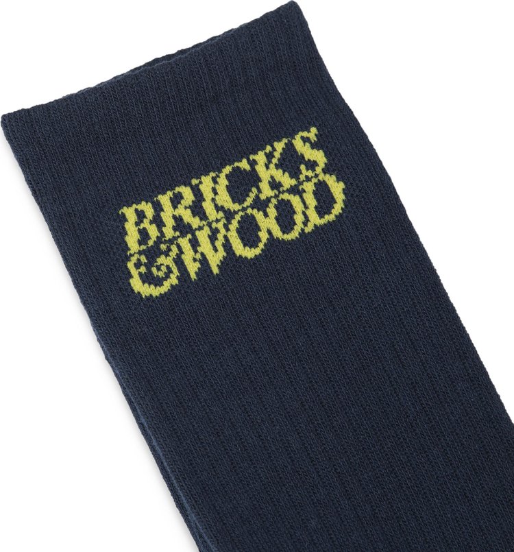 Bricks  Wood Logo Socks Navy