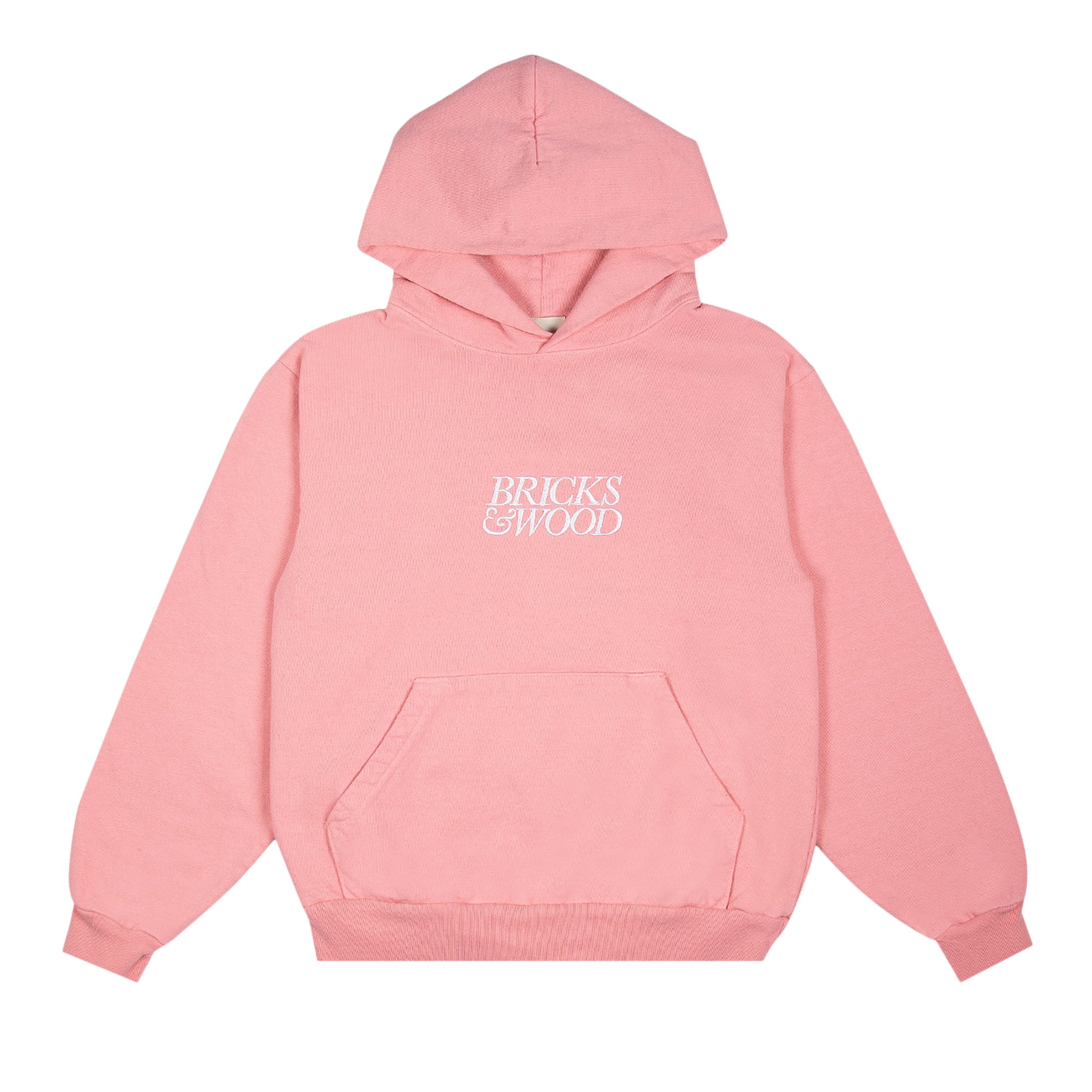 Buy Bricks & Wood Logo Hoodie 'Pink' - LOGOHOODIE PINK | GOAT UK