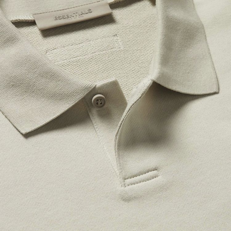 Fear of God Essentials Long Sleeve Polo Wheat