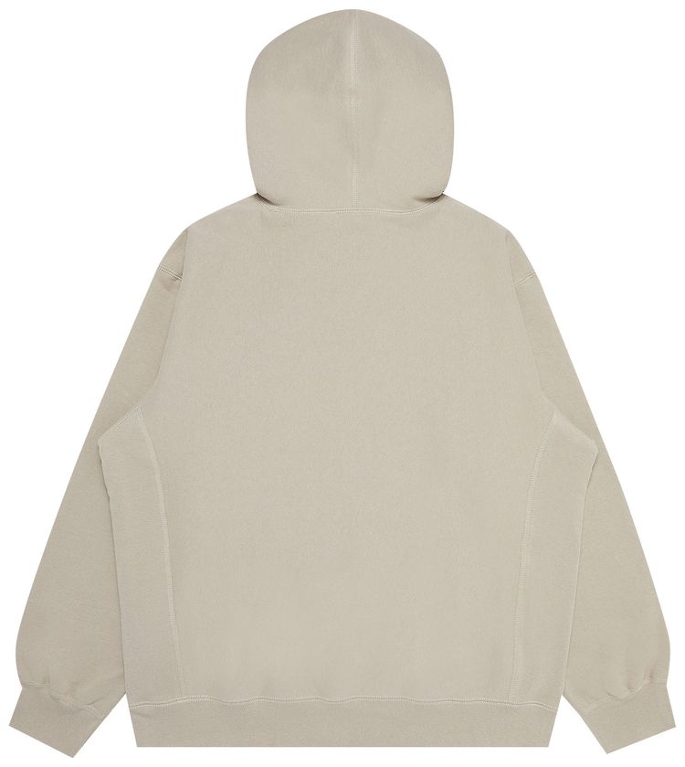 Supreme Raised Handstyle Hooded Sweatshirt Dark Taupe