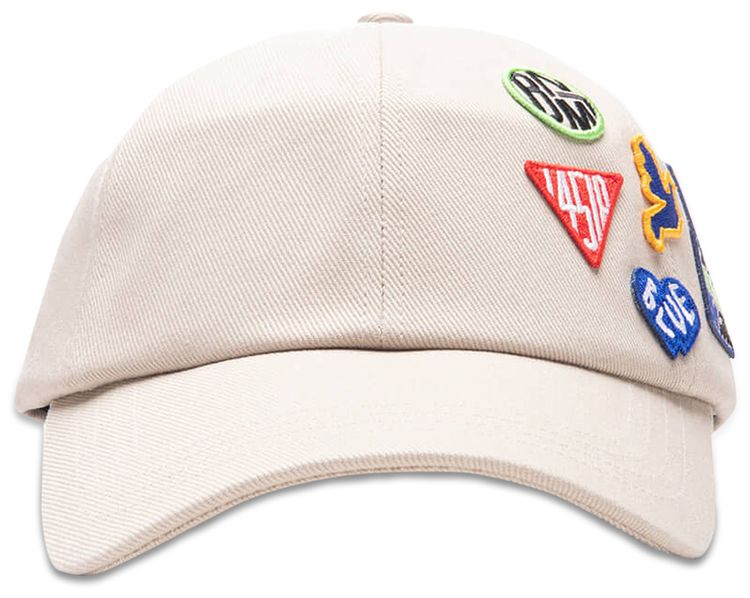 Ader Error Logo Patch Baseball Cap Beige