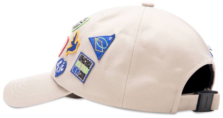 Ader Error Logo Patch Baseball Cap Beige