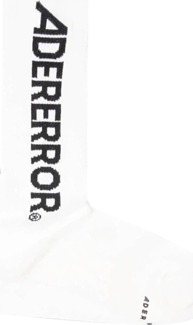 Ader Error Standic Logo Socks 'White'