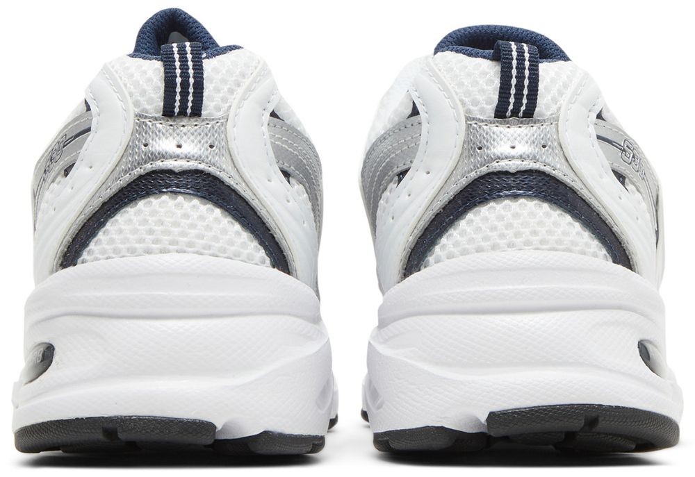 New Balance 530 White Silver Navy