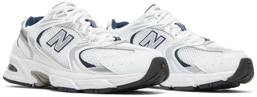 New Balance 530 White Silver Navy