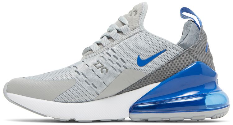 Nike Air Max 270 GS Light Smoke Grey Game Royal