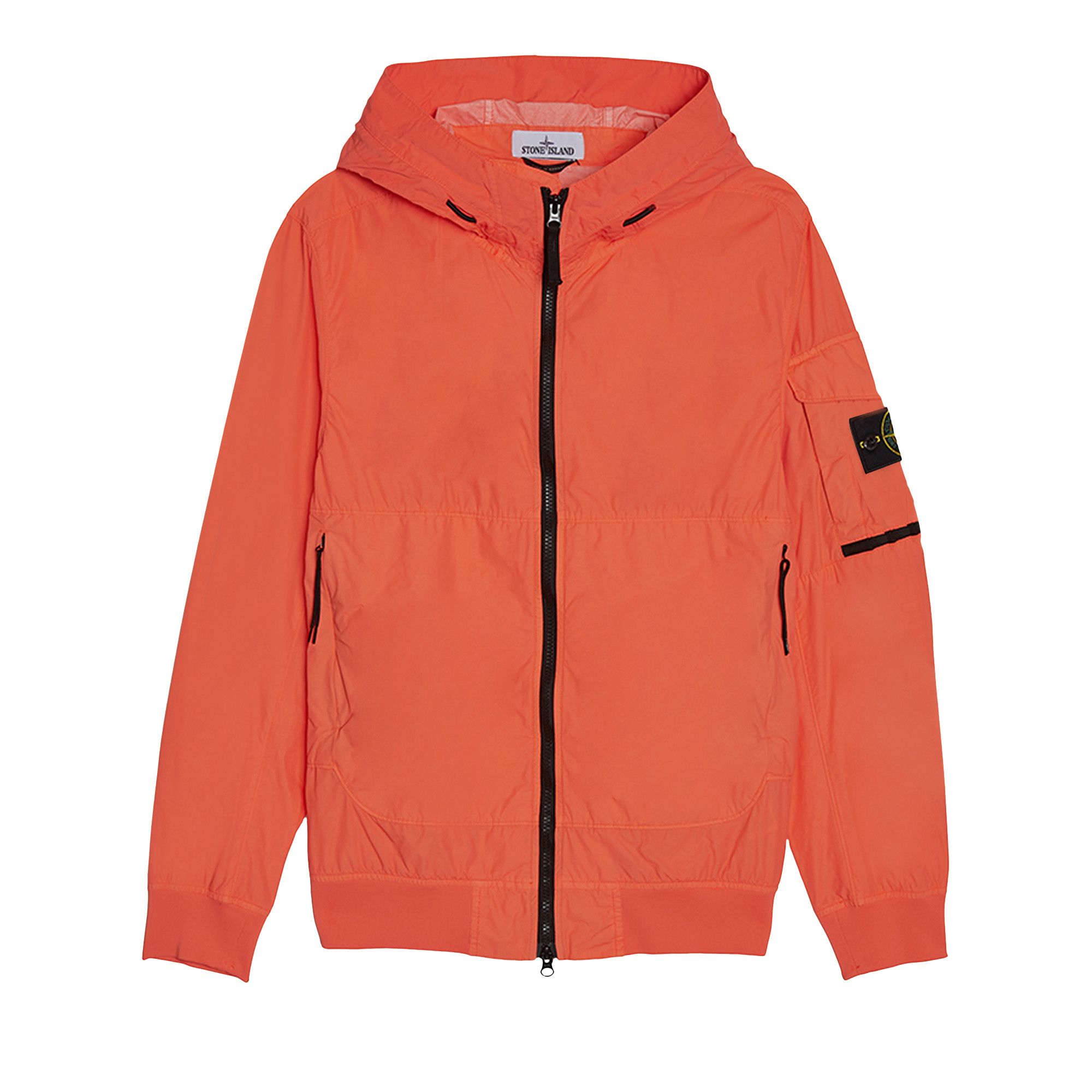Stone Island Hooded Jacket 'Orange' | GOAT
