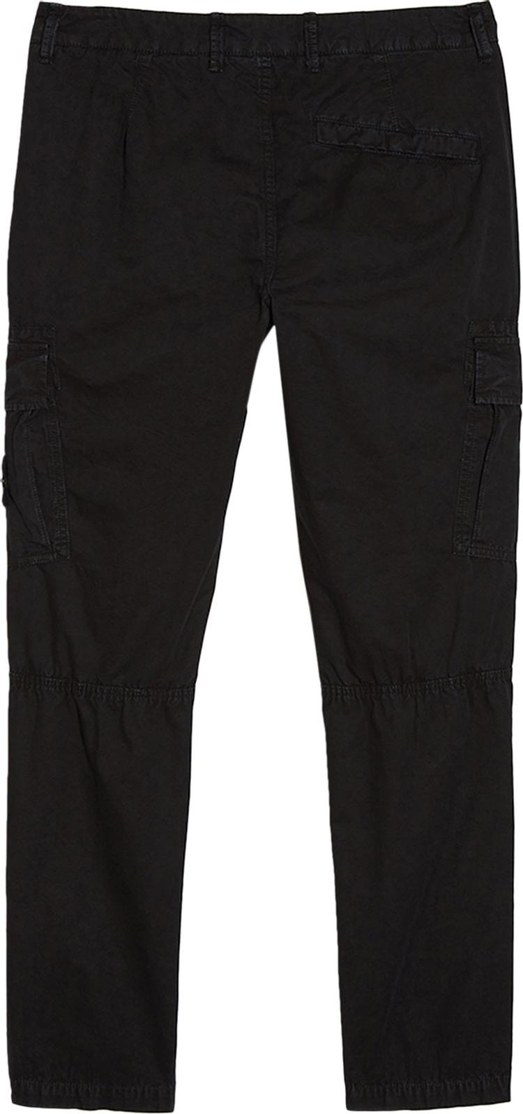 Stone Island Brushed Cotton Cargo Pant Black