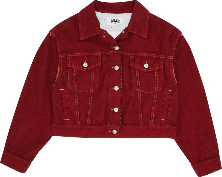 MM6 Maison Margiela Sports Jacket 'Stone/Red Dyed'