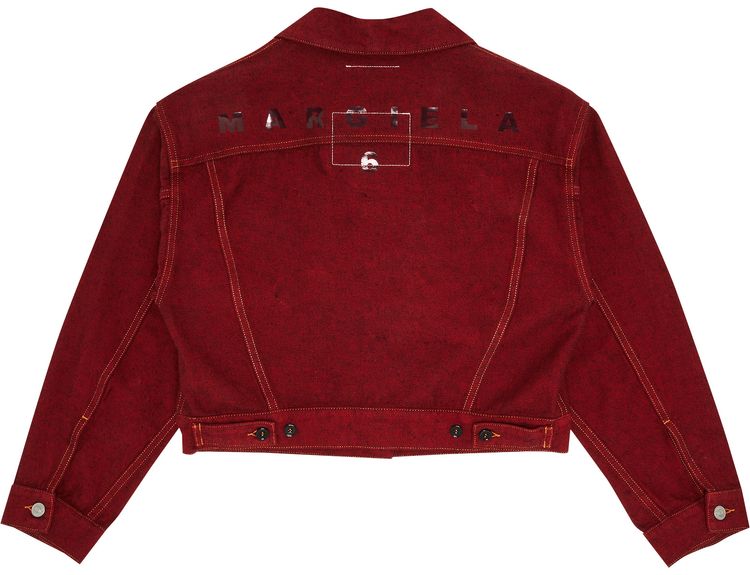 MM6 Maison Margiela Sports Jacket StoneRed Dyed