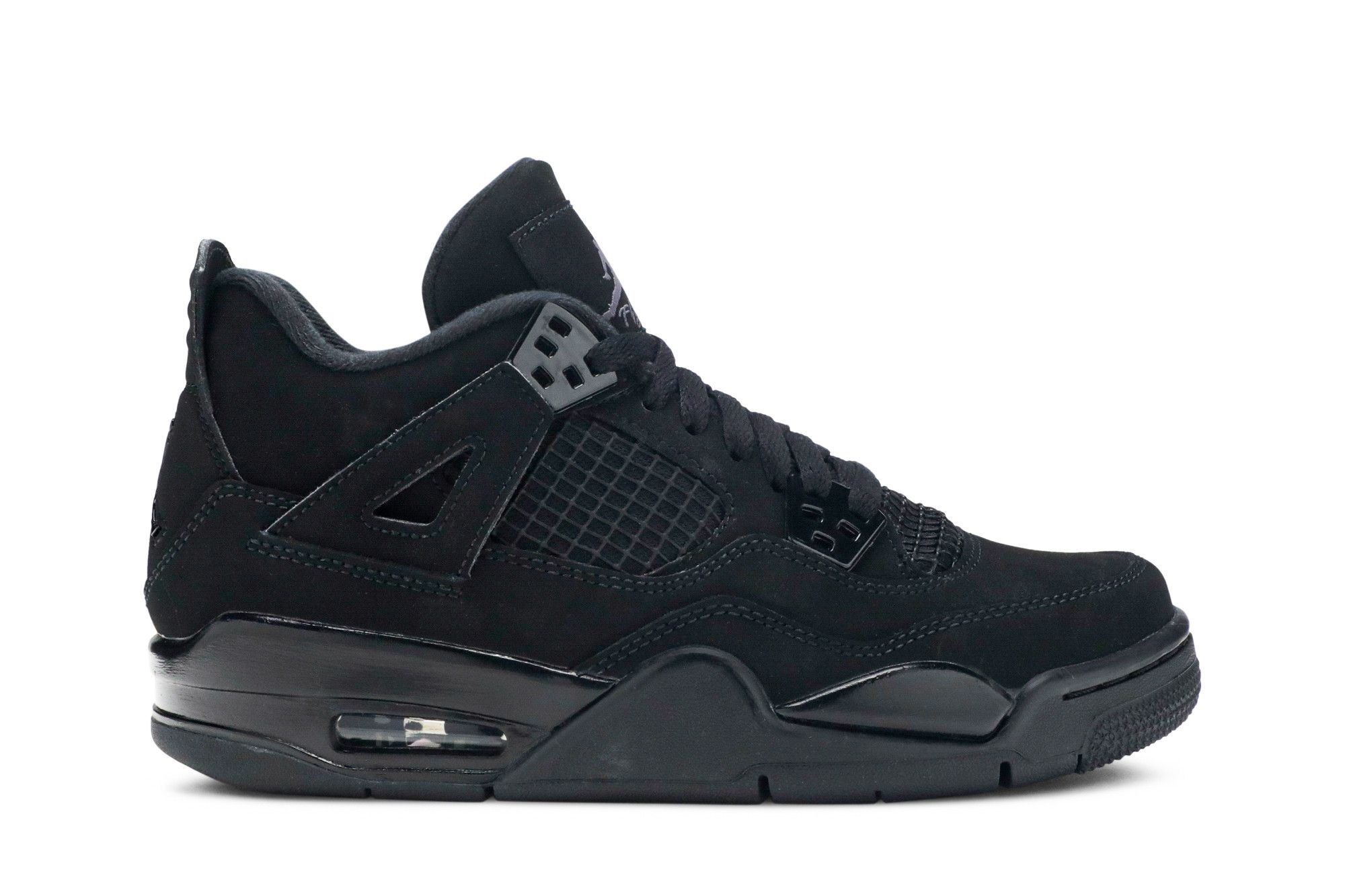 grade school jordan 4 black cat