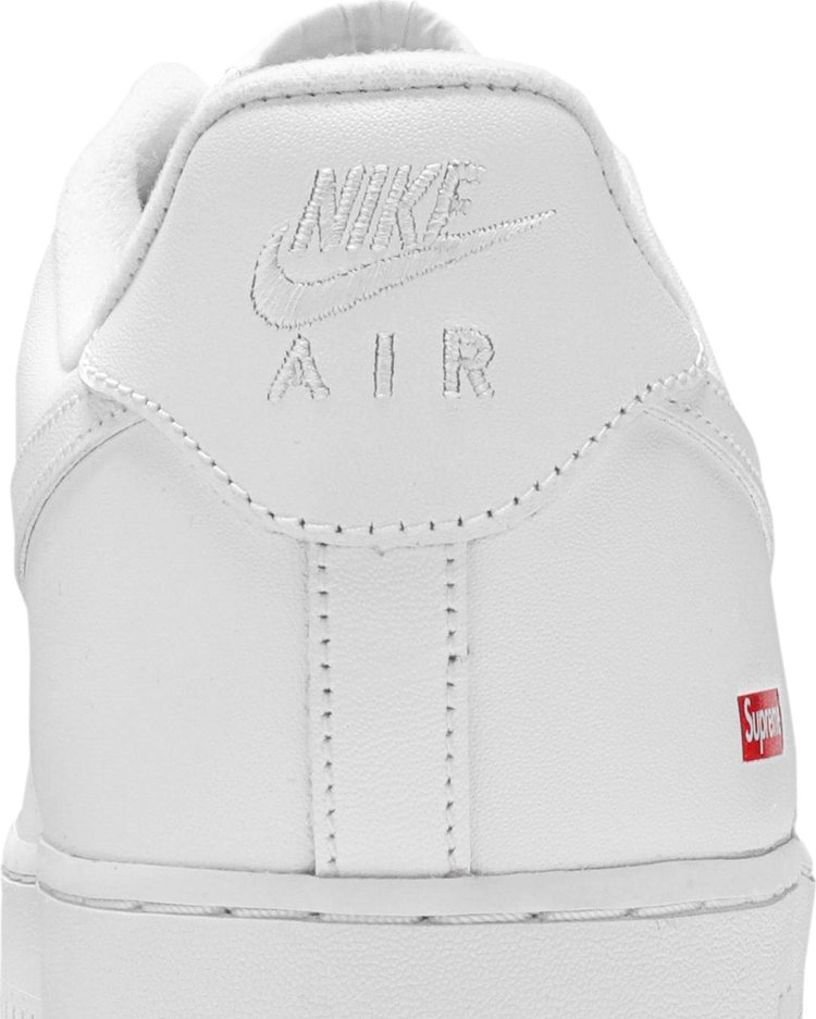 Supreme x Air Force 1 Low Box Logo   White