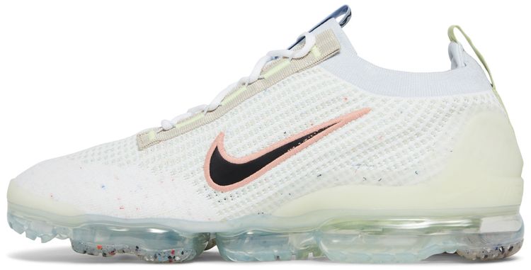Nike Air VaporMax 2021 Flyknit Mismatched Swoosh White