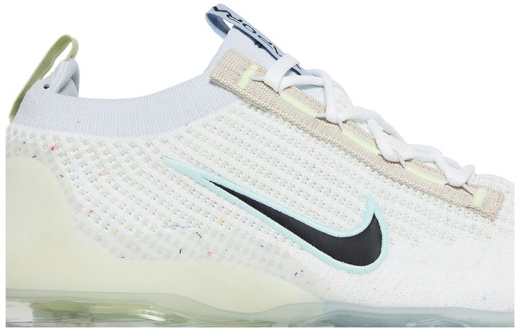 Nike Air VaporMax 2021 Flyknit Mismatched Swoosh White